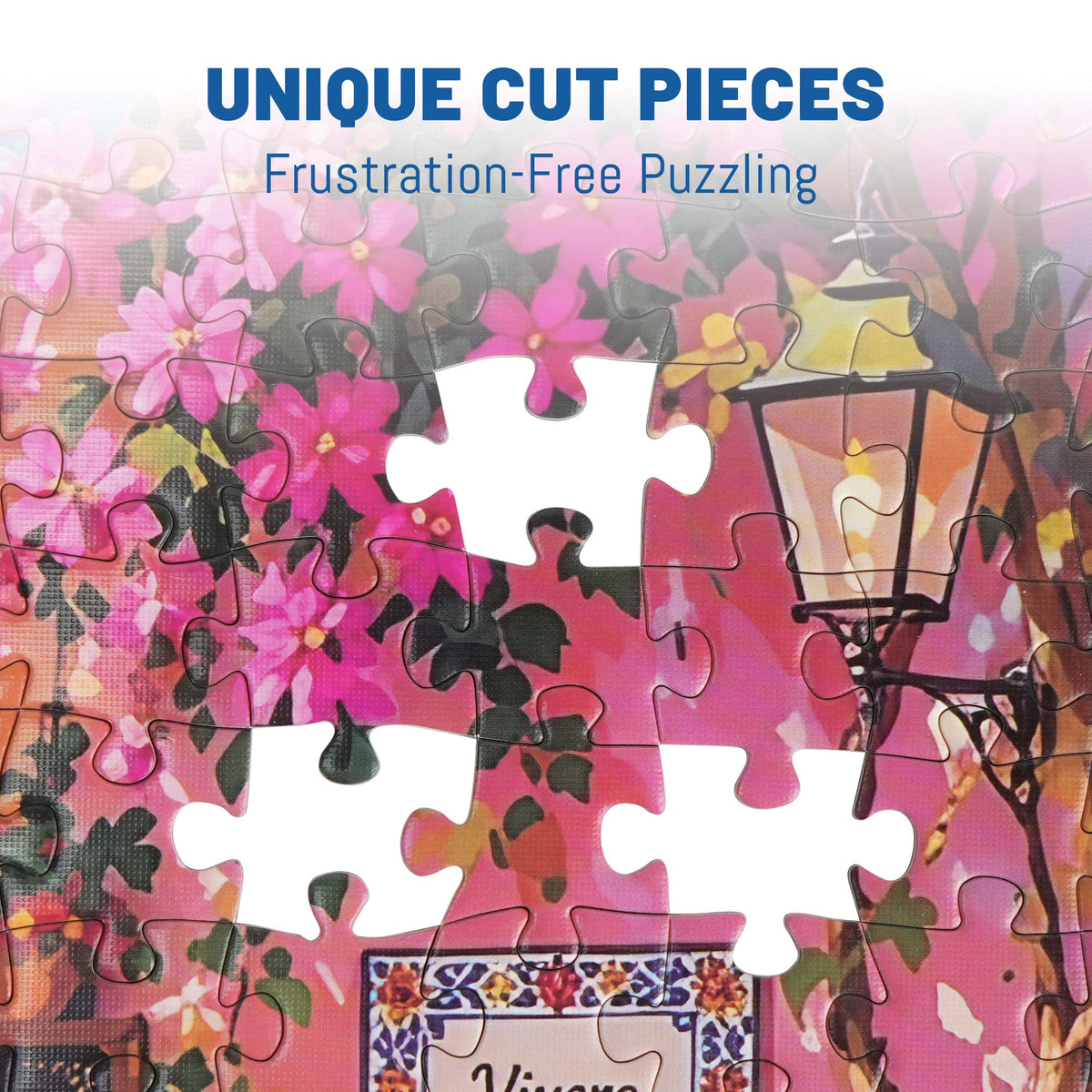 BenBen Puzzles for Adults 500 Pieces, Caffè di Mare, Jigsaw Puzzle with Patterns on Back