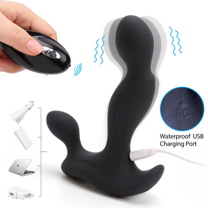 LotFancy Prostate Massager, Anal Butt Plug Vibrators, Sex Toys for Male Masturbator