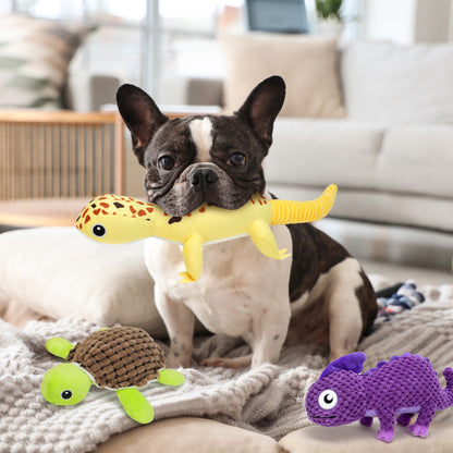 Prime Pets Dog Squeaky Toy, 5pcs Assortment Pet Toys, Plush Dog Chew Toys for Small Medium Large Dog