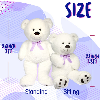 LotFancy Teddy Bear Plush Toys Stuffed Animals