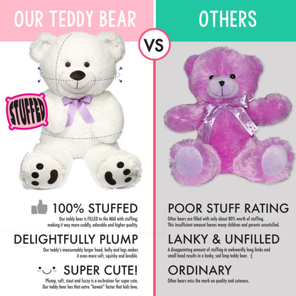 LotFancy Teddy Bear Plush Toys Stuffed Animals