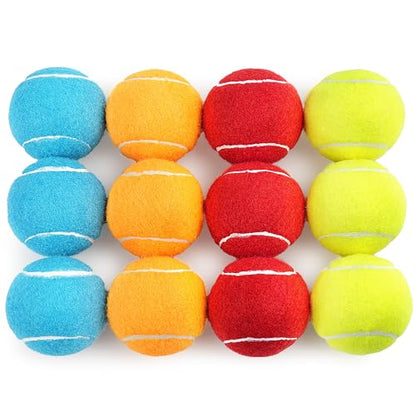 Prime Pets Tennis Balls for Dogs, Squeaky Dog Toy, Interactive Pet Fetch Ball for Medium and Large Dogs, Squeaky Dog Toys