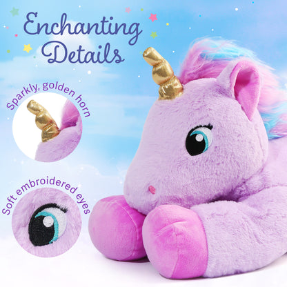 BenBen Unicorn Stuffed Animal, Soft Cute Unicorn Toy Gifts for Baby Girls Kids