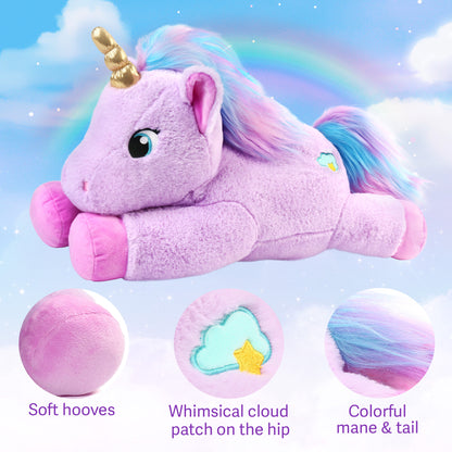 BenBen Unicorn Stuffed Animal, Soft Cute Unicorn Toy Gifts for Baby Girls Kids