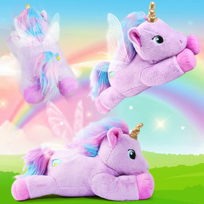 BenBen Unicorn Stuffed Animal, Soft Cute Unicorn Toy Gifts for Baby Girls Kids