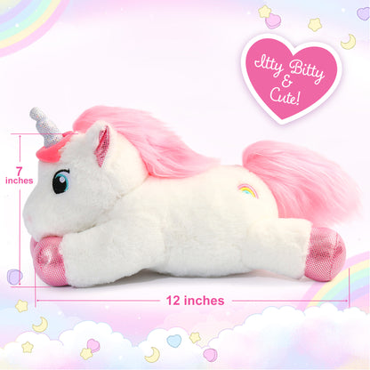 BenBen Unicorn Stuffed Animal, Soft Cute Unicorn Toy Gifts for Baby Girls Kids