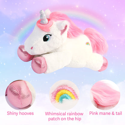 BenBen Unicorn Stuffed Animal, Soft Cute Unicorn Toy Gifts for Baby Girls Kids