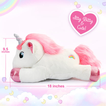 BenBen Unicorn Stuffed Animal, Soft Cute Unicorn Toy Gifts for Baby Girls Kids