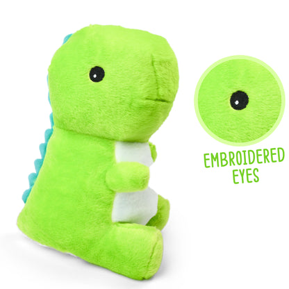 BenBen Dinosaur Stuffed Animal, 12" Dino Plush Toys for Kids, Boys, Girls, Tyrannosaurus Rex, Green