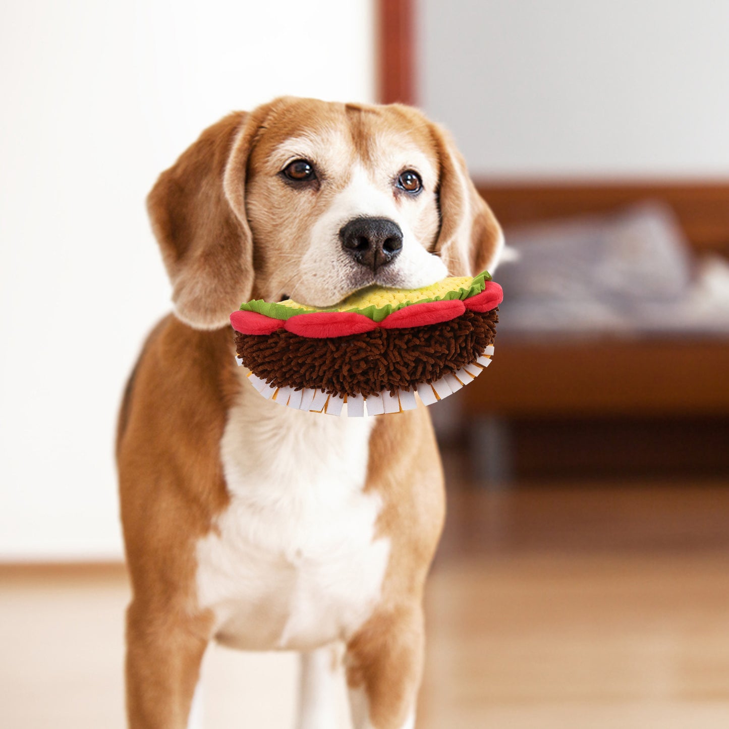 Prime Pets Plush Taco Dog Toy, Dog Squeaky Toys, Food Shaped Pet Toy for Small Medium Chy Large Dogs (Copy)