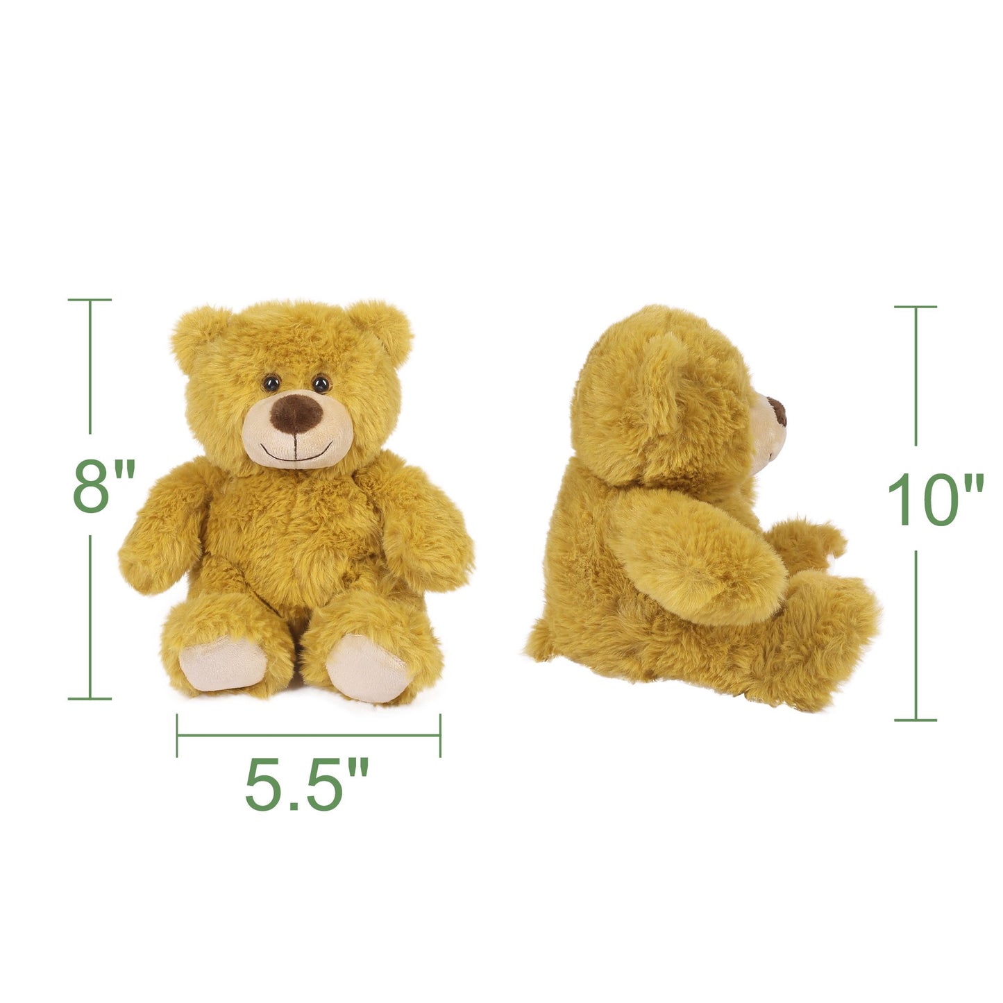 LotFancy Teddy Bear Stuffed Animal, 6 Pack 10 in Bulk Plush Bear Toy Gifts for Kids Baby Toddlers