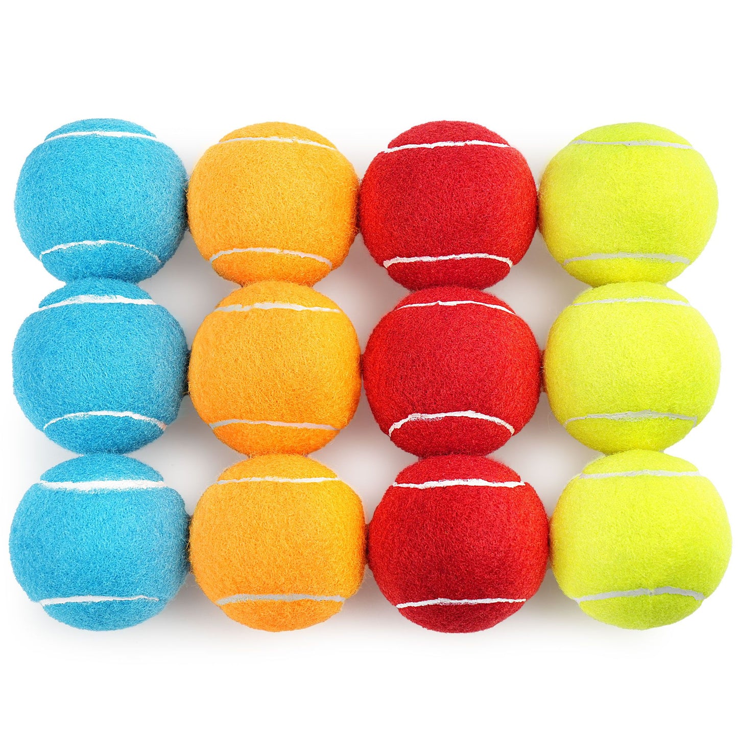 PrimePets Tennis Balls for Dogs, Interactive Fetch Dog Toy Balls for Indoor Outdoor Play Fetch Dog Balls for Medium, Large Dogs PMT