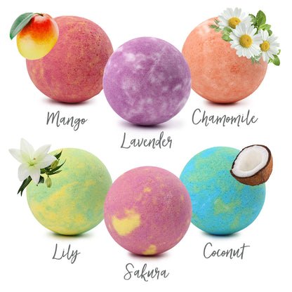 LotFancy Bath Bombs for Women, Natural Bath Bombs, Shea Butter, Rich in Essential Oil. Fizzy SPA Bath Bombs Gifts Set for Her/Him, Wife, Girlfriend, Mother’s Day, Birthday, Christmas Gift