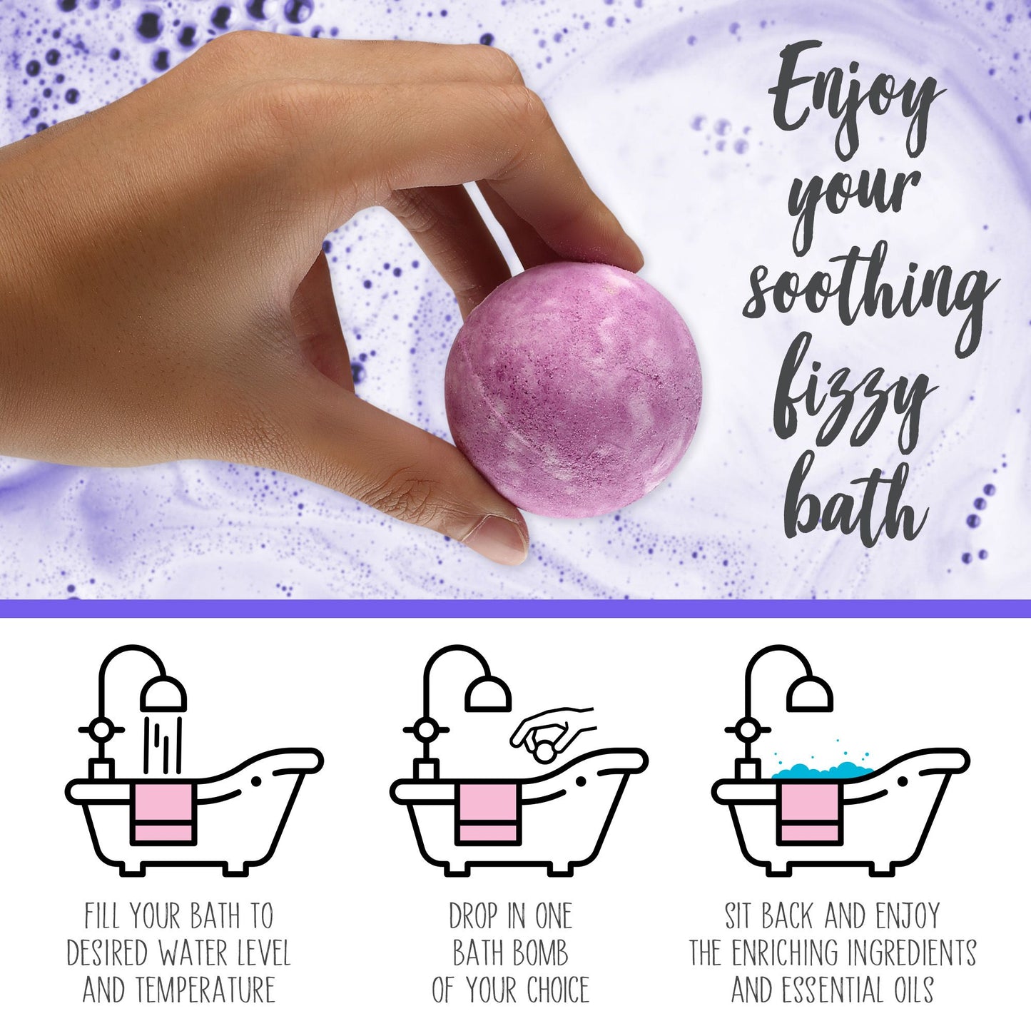 LotFancy Bath Bombs for Women, Natural Bath Bombs, Shea Butter, Rich in Essential Oil. Fizzy SPA Bath Bombs Gifts Set for Her/Him, Wife, Girlfriend, Mother’s Day, Birthday, Christmas Gift