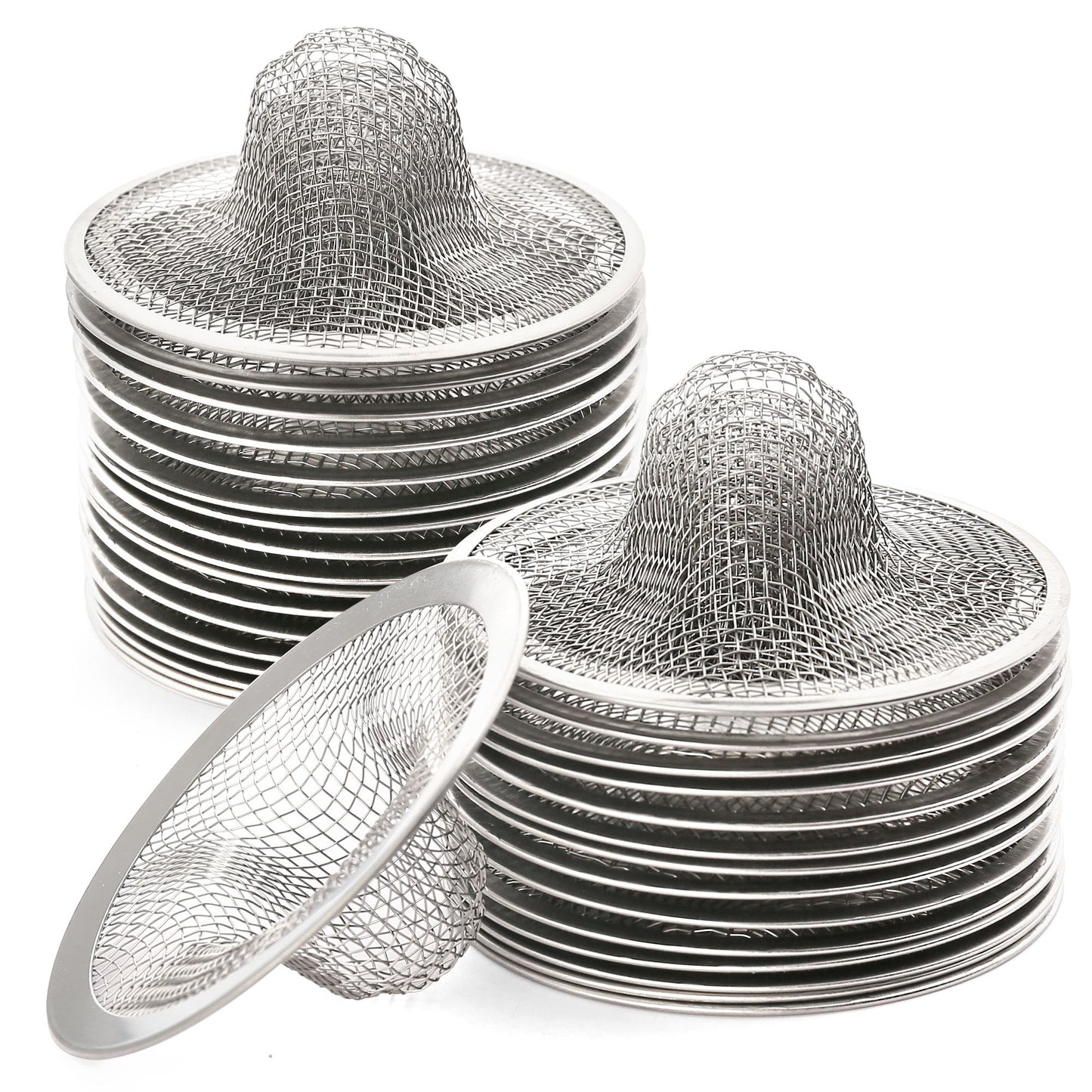 LotFancy Sink Strainer, Stainless Steel Mesh Drain Strainer, Anti Clogging