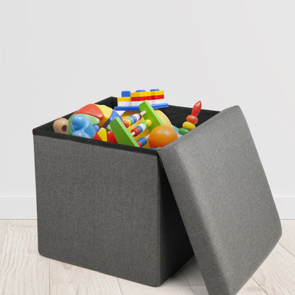 LotFancy Storage Ottoman Cube Bench