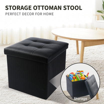 LotFancy Storage Ottoman Cube Bench