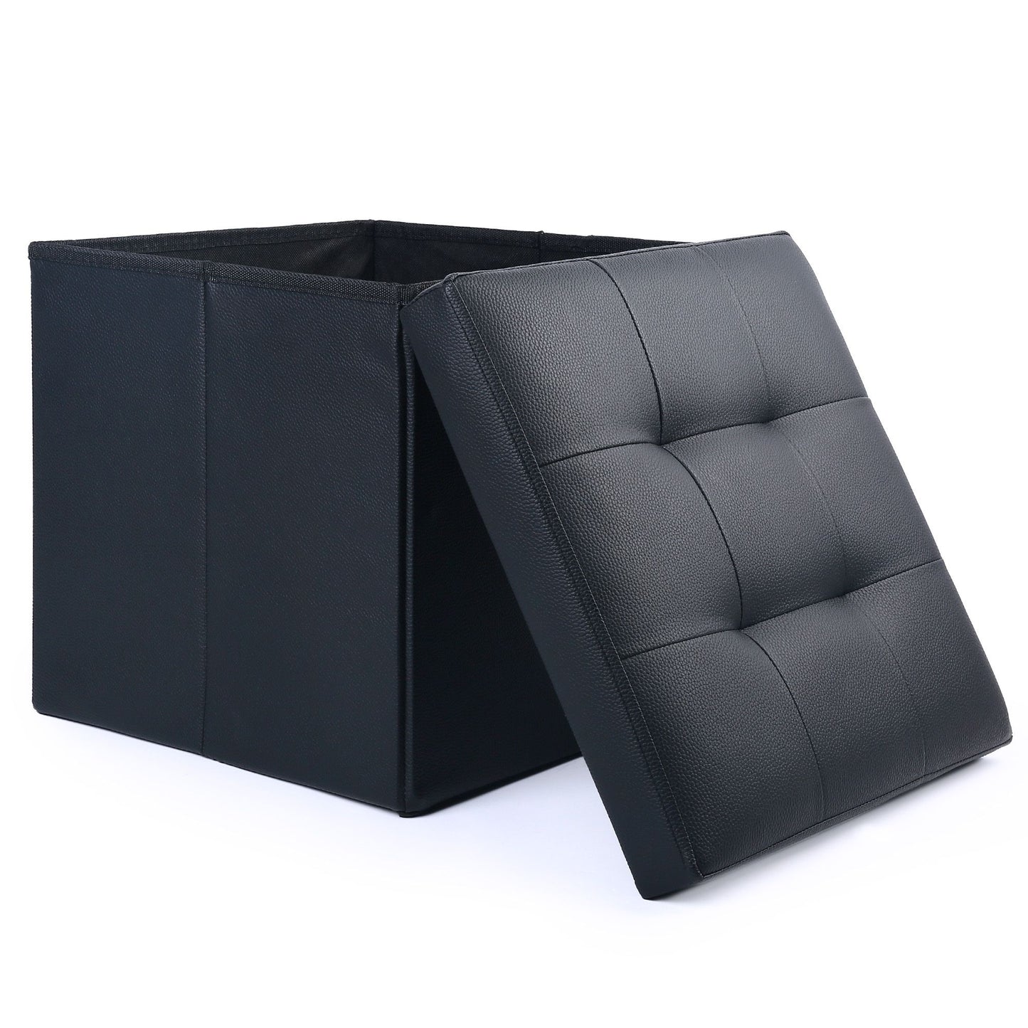 LotFancy Storage Ottoman Cube Bench