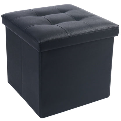 LotFancy Storage Ottoman Cube Bench