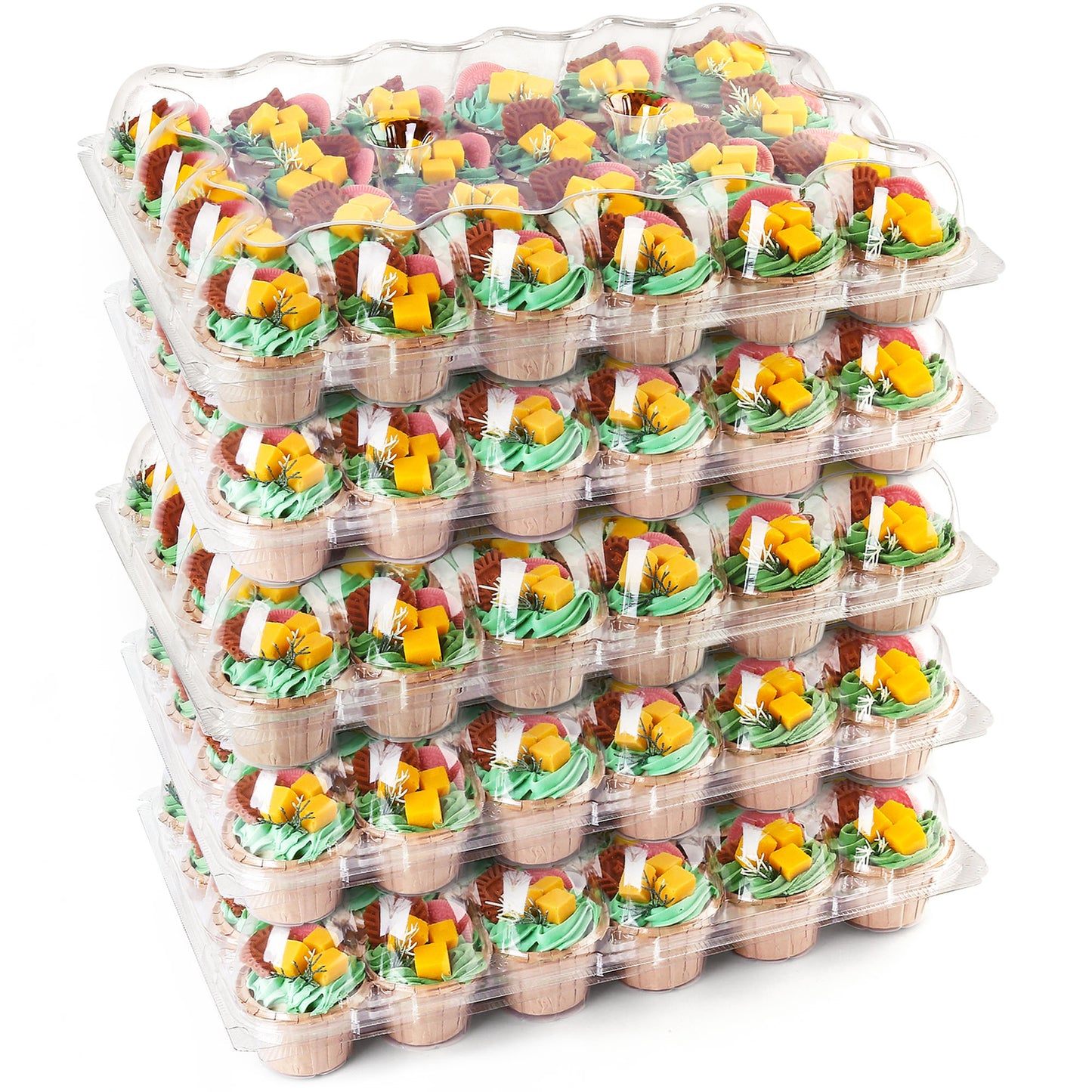 LotFancy 24 Count Cupcake Containers