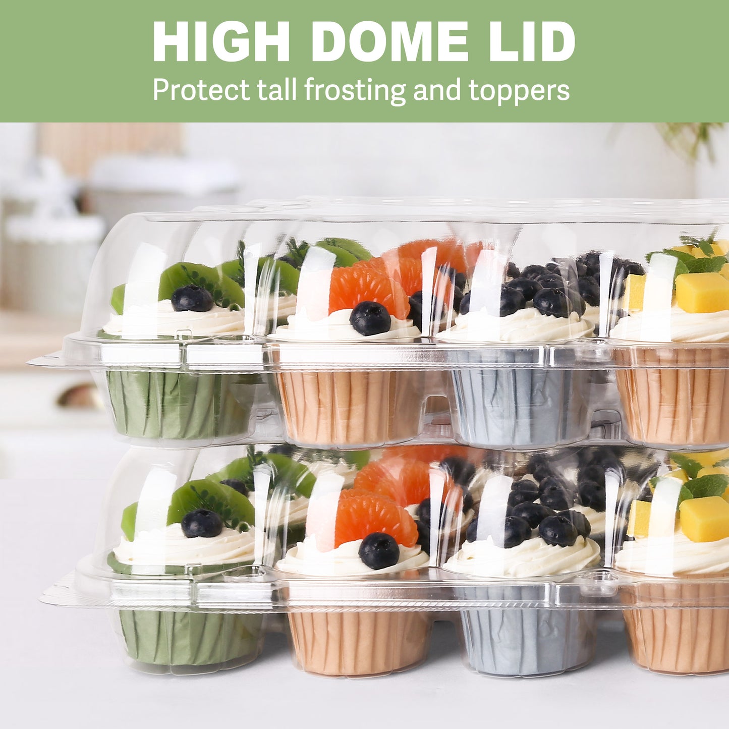 LotFancy 24 Count Cupcake Containers