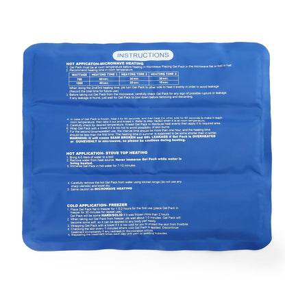 LotFancy Ice Pack for Injuries, Large Reusable Soft Hot Cold Gel Pack for First Aid, 13.8 x 11.8 in