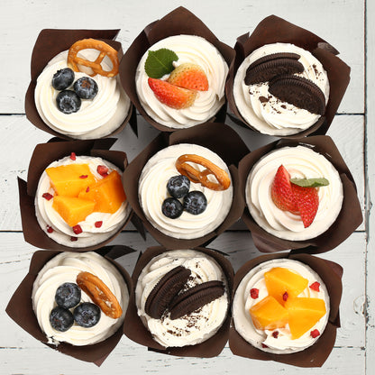 LotFancy 200 Pcs Tulip Cupcake Liners, Muffin Cupcake Paper Wrappers, Multicolor
