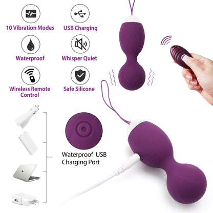 LotFancy Kegel Balls Exercise, Ben Wa Balls for Women Bladder Control & Pelvic Floor Exercises