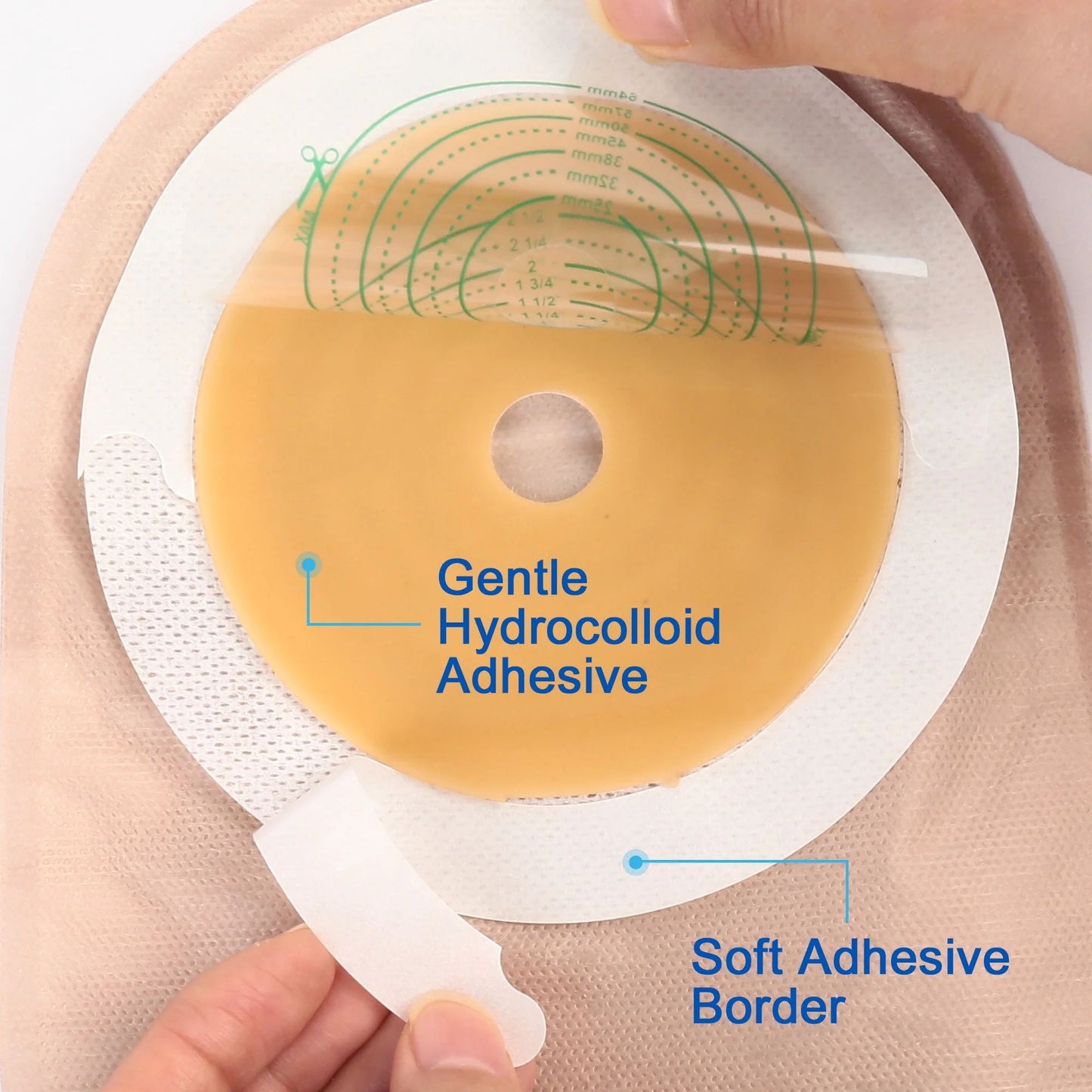 LotFancy Colostomy Bags, 10Pcs One Piece Drainable Pouches for Ostomy Colostomy Ileostomy Stoma Care