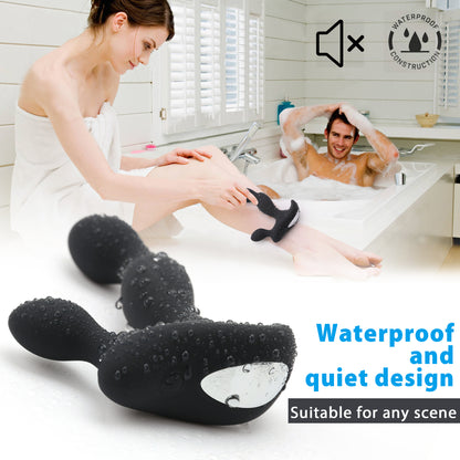 LotFancy Prostate Massager, Anal Butt Plug Vibrators, Sex Toys for Male Masturbator