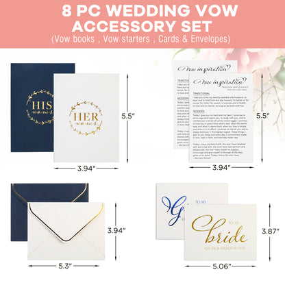 LotFancy Wedding Guest Book, 10x8’’ Sign in Book