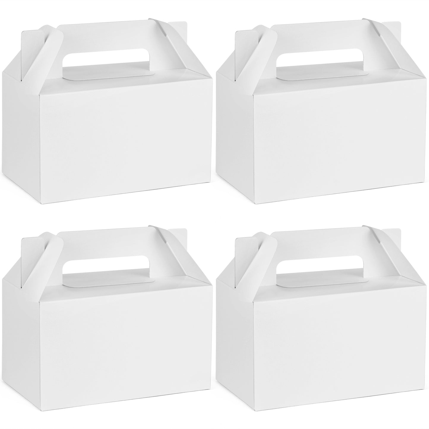 LotFancy White Party Favor Gift Boxes, 6x3.5x3.5 in, Cardstock, White, 24 Pack