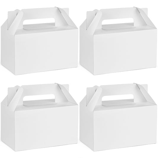 LotFancy White Party Favor Gift Boxes, 6x3.5x3.5 in, Cardstock, White, 24 Pack
