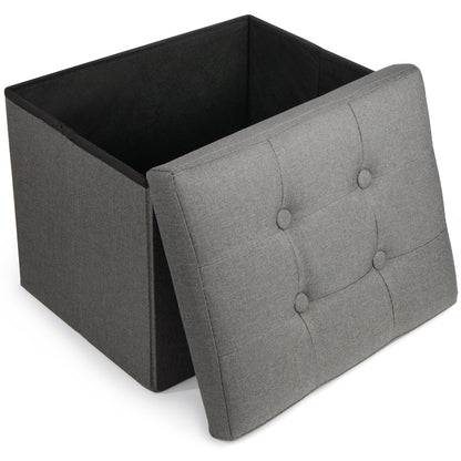 LotFancy Storage Ottoman Cube Bench