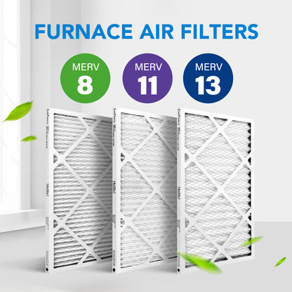 LotFancy 14x25x1 Air Filters, MERV 8 Pleated HVAC AC Furnace Air Filters, 4 Pack