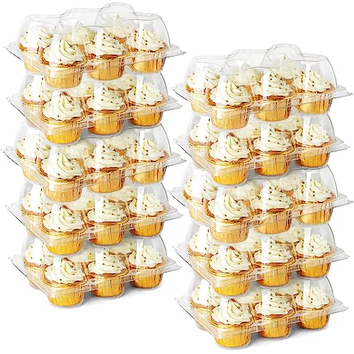 LotFancy Cupcake Containers 6 Count