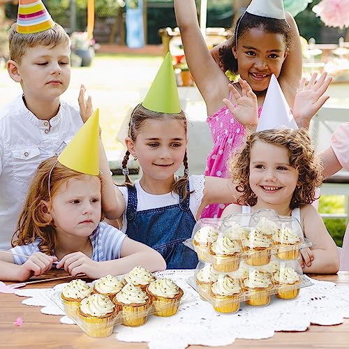 LotFancy Cupcake Containers 6 Count