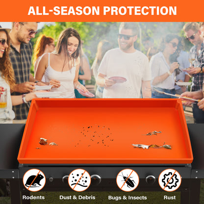LotFancy 28in Silicone Griddle Mat for Blackstone, Heavy Duty Food Grade Full Coverage Griddle Cover