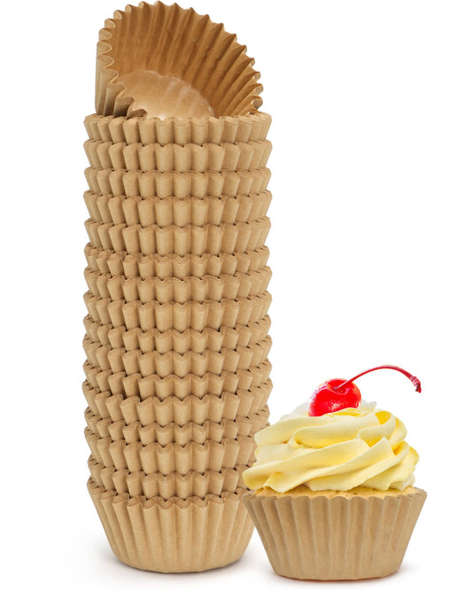 LotFancy Heavy Duty Cupcake Liners, 200 Ct Grease-Resistant Standard Muffin Liners, Paper Baking Cup