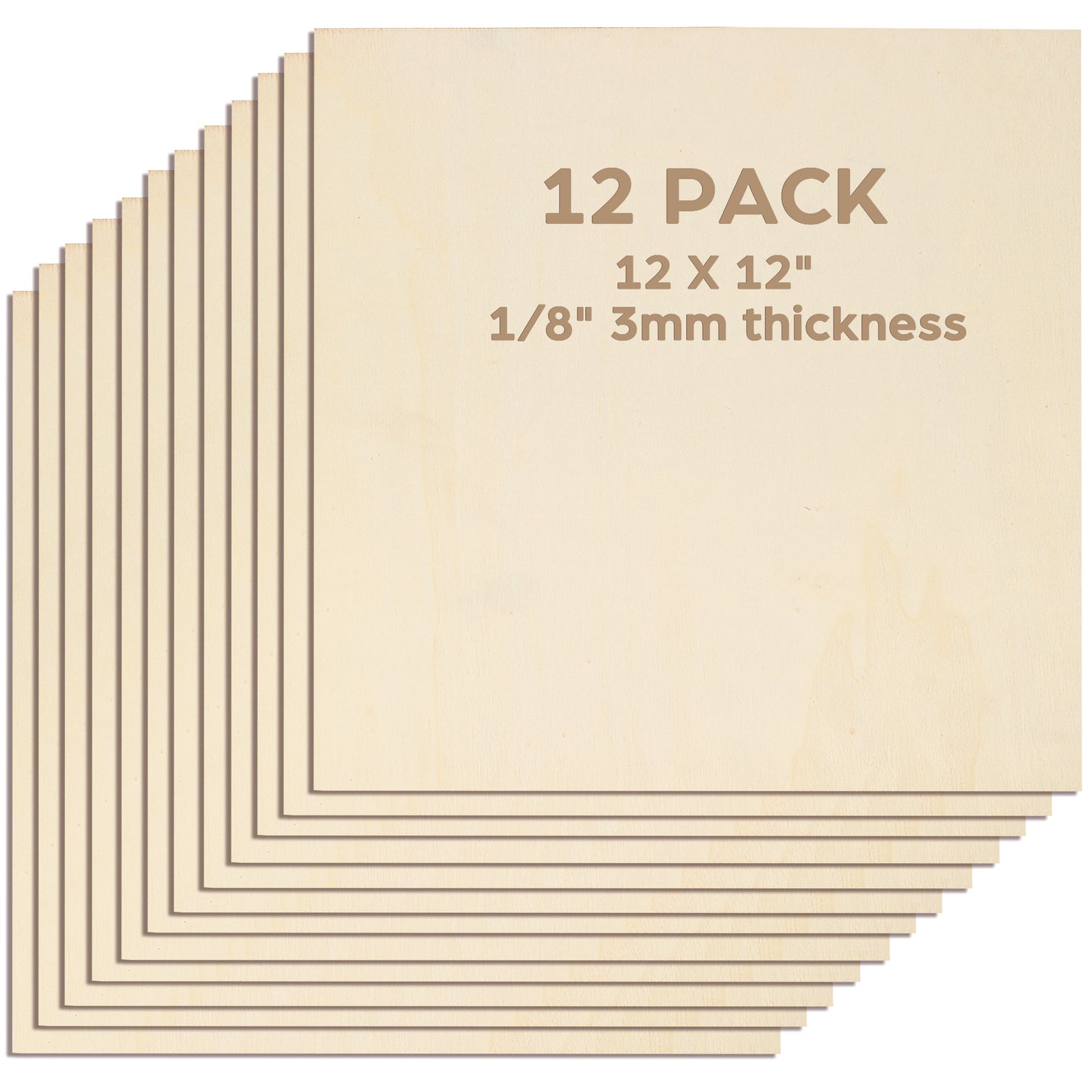 LotFancy Basswood Sheets for Craft, 12 Pack