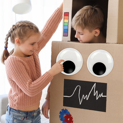 LotFancy 7 in Giant Googly Eyes with Self Adhesive, Large Wiggle Eyes for DIY Craft Christmas Tree Decoration