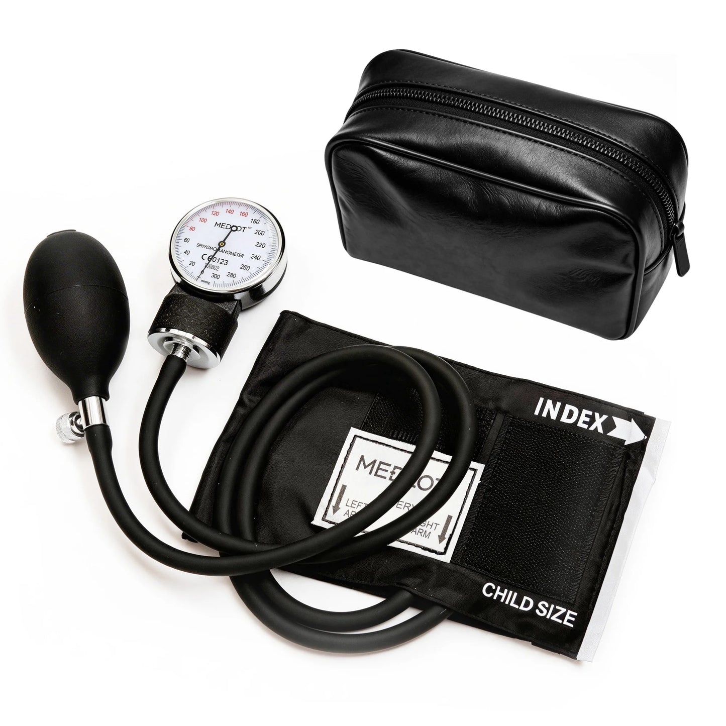 LotFancy Manual Blood Pressure Cuff, Pediatric BP Cuff( 7.2-10.5 in), Child Aneroid Sphygmomanometer