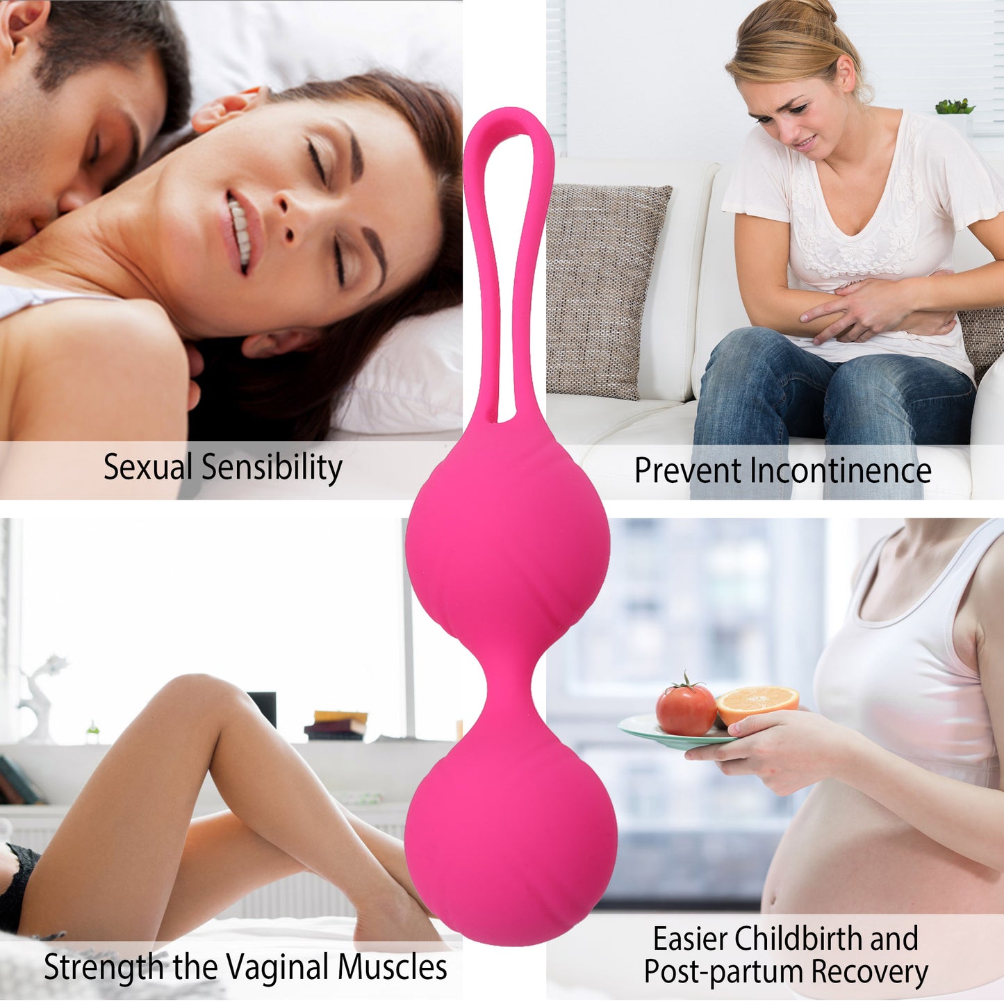 LotFancy Kegel Balls Exercise, Ben Wa Balls for Women Bladder Control & Pelvic Floor Exercises