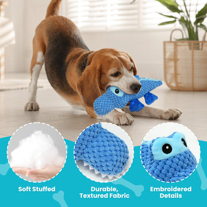 Prime Pets Dog Squeaky Toy, 5pcs Assortment Pet Toys, Plush Dog Chew Toys for Small Medium Large Dog