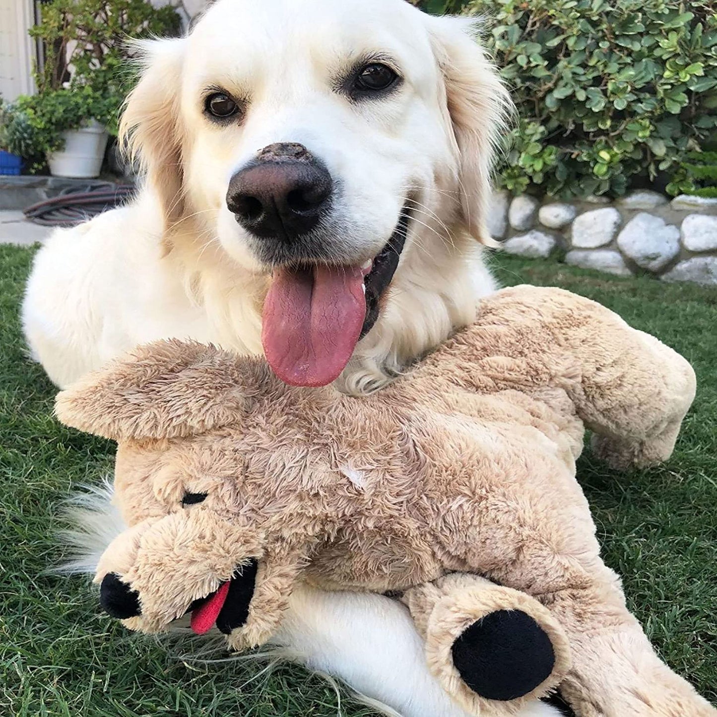 LotFancy Large Dog Stuffed Animals Plush, 21" Golden Retriever Plush Toys for Kids, Pets, Girls