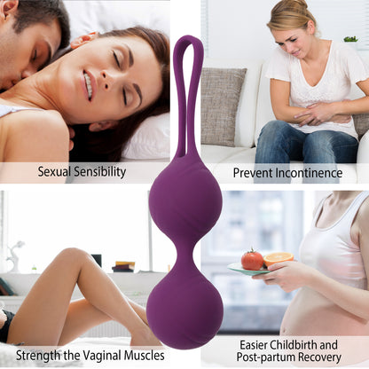 LotFancy Kegel Balls Exercise, Ben Wa Balls for Women Bladder Control & Pelvic Floor Exercises
