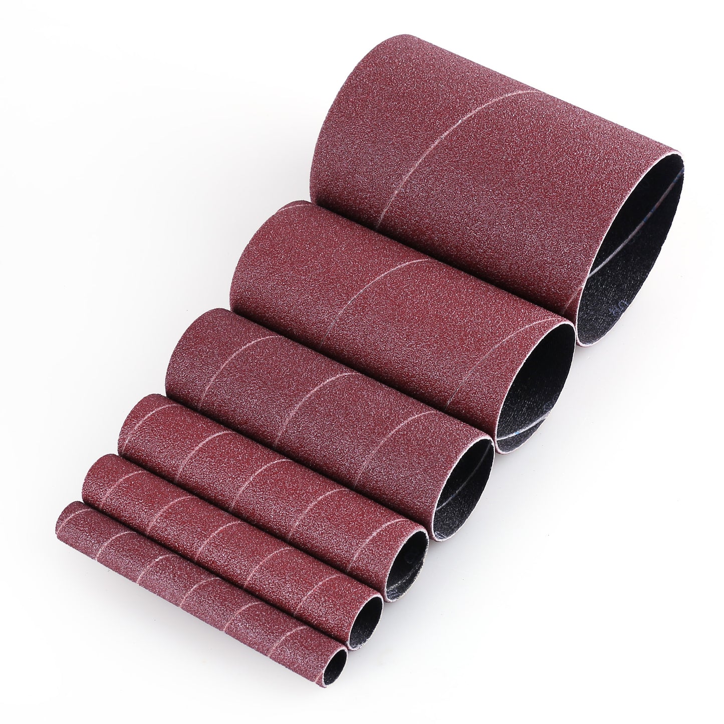 LotFancy Spindle Sander Sleeves, 24PCS 60 80 120 240 Assorted Grit Sandpaper for Oscillating Sander