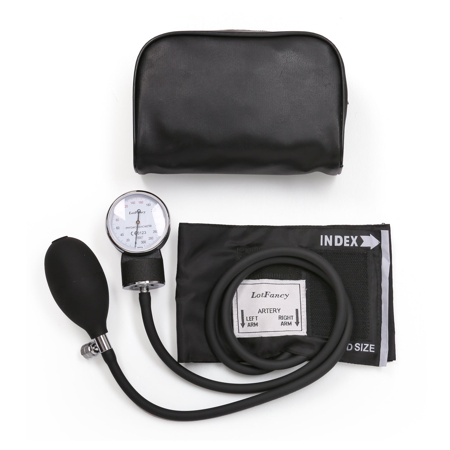 LotFancy Aneroid Sphygmomanometer, Professional Manual Blood Pressure Monitor