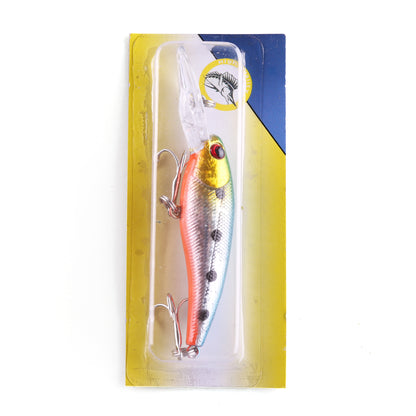 Fishing Lures, Topwater Lures with Treble Hook, Freshwater Saltwater Lures for Bass Trout Walleye, 3D Minnow Fishing Bait, Swimbait Sinking Lure Kit