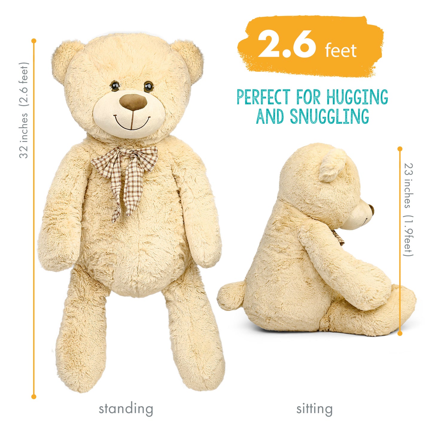 BenBen Teddy Bear Stuffed Animal Toys